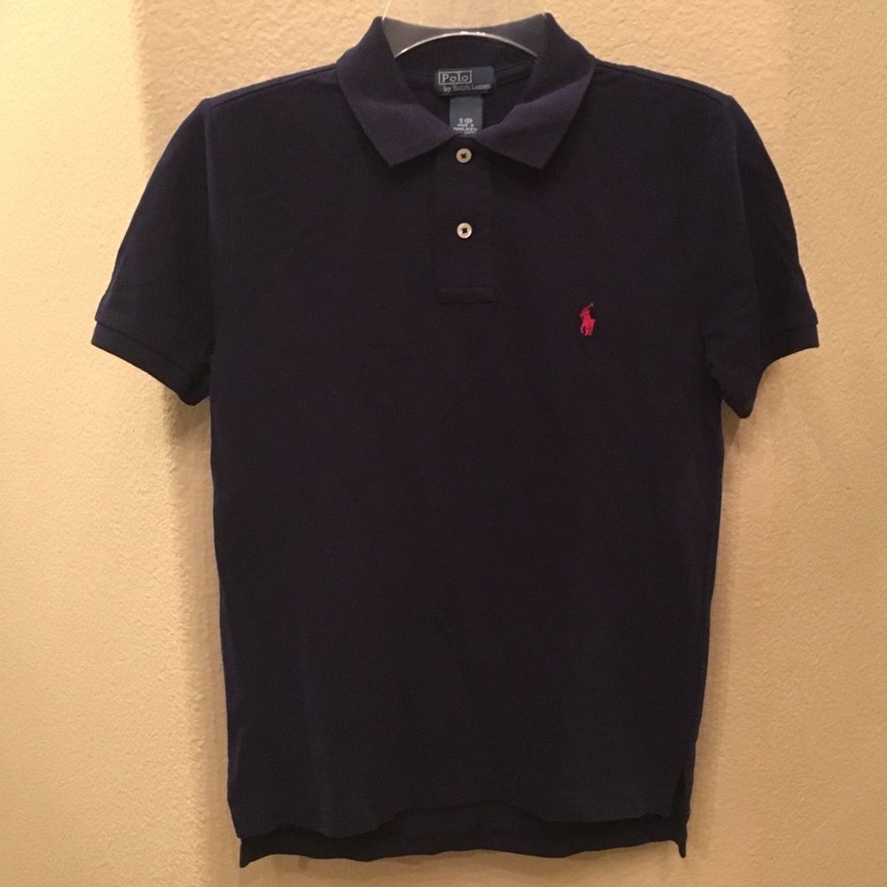 NWT POLO BY RALPH LAUREN Navy Blue Top Size 8